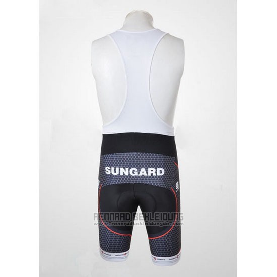 2010 Fahrradbekleidung Saxo Bank Champion Danemark Trikot Kurzarm und Tragerhose - zum Schließen ins Bild klicken